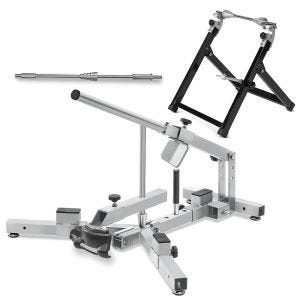 Tire changer 12-21" set with balancing stand suitable for motorcycle tires ConStands MD4Z + adapter/balancing adapter suitable for scooters/pit bikes ConStands AA6 15mm