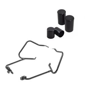 Set Saddlebag Support Brackets Guards for Harley Davidson Touring 14-24 Craftride and Docking Kit