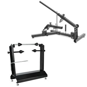 Set Motorcycle Tyre changer / tire bead braker for 12-21" ConStands and Wheel balancer