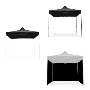 Set Pavillion 3x3m foldable / Racing tent Tourtecs with 4 Pavillon walls and Tent roof