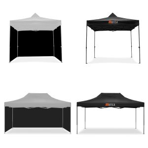 Pavillion 3x4,5m foldable Tourtecs for the racetrack MOTEA + Pavillion 3x3m foldable + 4 Pavillon walls foldable for Racing tent 3x4,5m + 4 Pavillon walls 3x3m black