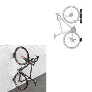 Bike Swivel Wall Mount ME84 bicycle lift for 54-70mm tire width + Bicycle wall mount swivel Cranit Bicycle lift vertical FH1 black