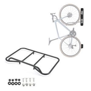 Set: Bicycle wall mount Cranit ME84 black + luggage rack Vario Topcase suitable for BMW R 1200 / 1250 GS 04-23