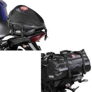 Set: tail bag XB50 Waterproof Rear Seat Dry Bag Volume 50L + Tail Bag Race for Pillion Seat in 