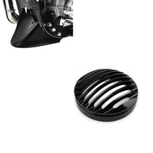 Set: Bugspoiler Harley Davidson Sportster 04-20 in schwarz + Scheinwerfer Grill Harley Davidson Sportster 04-20 in schwarz_1