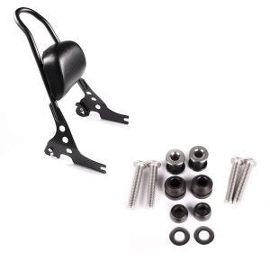 Set: Sissybar Harley Street 750 / 500 15-20 Fast Rider-M schwarz + Docking Kit für Harley Davidson Street 750_1