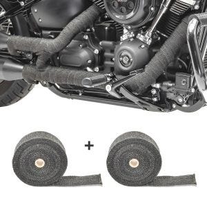 2x Hitzeschutzband Craftride Auspuffband schwarz 10m Spar-Set_1