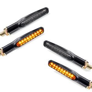 2x Lauflicht Blinker für Kawasaki Z 650 / 400 / 300 Lumitecs KP6 LED Spar-Set_1