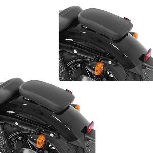 2x Sozius Saugnapf Sitzpad für Custom Bikes Craftride Glider X schwarz Spar-Set_1