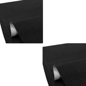 2x Motorcycle seat cover fabric artificial leather anti-slip black XL 140x100 cm Discount Set