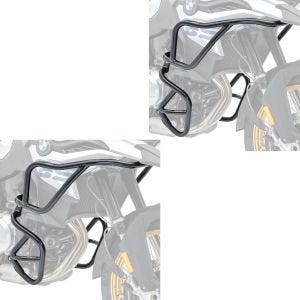 2x Engine Guard Set compatible with BMW F 850 GS / F 750 GS 18-23 upper and lower part crash bars Discount Set