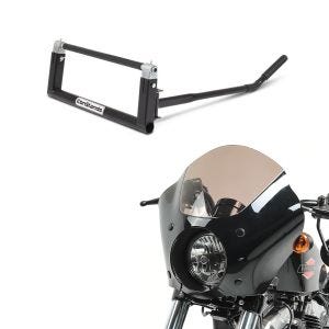 Set: Fairing compatible with Harley Davidson Dyna Street Bob 06-17 Craftride Gauntlet MG4 + Custom Bike Raiser Stand ConStands Custom black