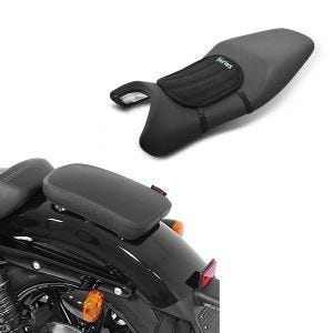 Set: Pillion Seat Pad Suction Cup Glider X for custombikes in + Gel Seat Pad Tourtecs Neoprene S Comfort Seat Pad in 