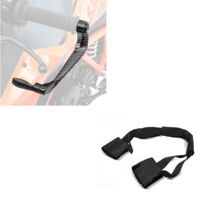 Set: Lever Guard Brake and Clutch Handguard Protection X6 + handlebar tie-down strap/belt
