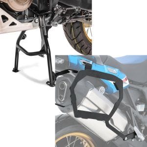 Set: Centre Stand compatible with Honda Africa Twin CRF 1000 L 16-19 Center Stand + Pannier Rack compatible with Honda Africa Twin CRF 1000 L 18-19 
