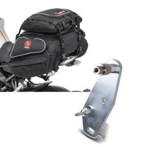 Set: Tail Bag Set BMW S 1000 R / RR / XR Bagtecs X50 and X52 + Adaptor for ConStands Power compatible with BMW S 1000 RR 15-18