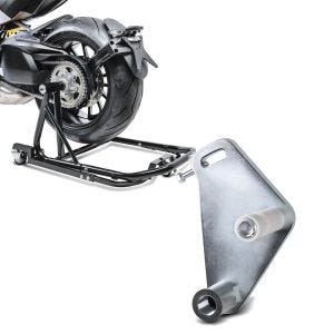 Set: Rear Paddock Stand Dolly BMW R NineT 14-23 ConStands Single Mover black + Adaptor for ConStands Power compatible with BMW R NineT 14-23