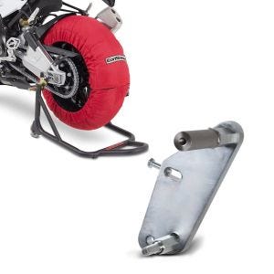 Set: Tyre Warmers Set compatible with Yamaha YZF-R6 YZF-R1 ConStands Laguna Seca 60-80°C red + Adaptor for ConStands Power Yamaha YZF-R6 99-02