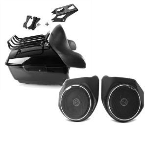 Set: Topcase King NLB für Harley Street Glide Special 15-21 + Anbaukit Craftride + Lautsprecher Kit für Harley-Davidson Street Glide Special 15-21 Craftride_1