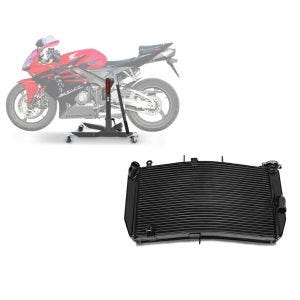 Set: Zentralständer Honda CBR 600 RR 03-06 grau Motorradheber ConStands Power-Classic + Wasserkühler für Honda CBR 600 RR 03-06 Radiator Kühler_1