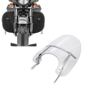 Set: Windshield fits for Harley Davidson Road King / Classic/ Special 93-24 Craftride detachable + Crash bar soft lowers fits for Harley Davidson Touring 1980-23-24 Soft lower fairing Craftride