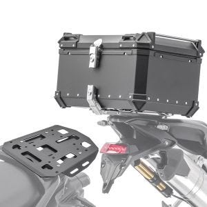 Aluminum top case XB65 + luggage rack suitable for Yamaha Tracer 9/GT 21-24 Bagtecs black