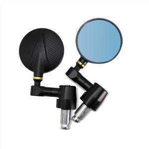 Bar end mirrors compatible with Kawasaki Z 750 / R / S rear view mirror Craftride LM5 black DPLT