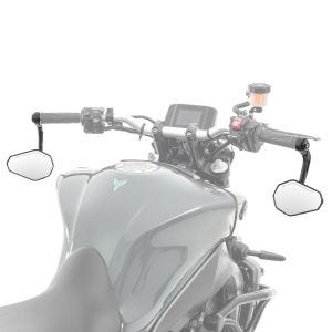 Motorcycle Bar end mirrors ECE / rear view mirror Zaddox SP6 pair DPL38