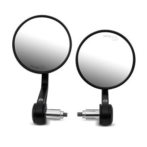 Motorbike Handlebar End Mirrors with E-marking Rear View Mirror Pair Zaddox SP8