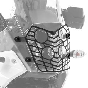 Headlight front headlights compatible with Yamaha Tenere 700 19-24 Lamp protection grille Motoguard SG3 black
