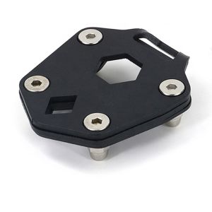 Side stand foot enlarger compatible with Royal Enfield Himalayan 17-24 Kickstand enlargement Motoguard FV10