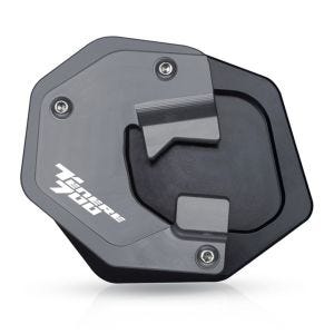 Side stand foot enlarger compatible with Yamaha Tenere 700 19-24 Kickstand enlargement Motoguard gray