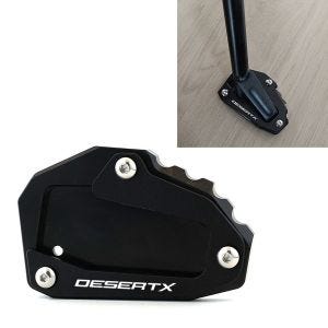 Side stand foot enlarger compatible with Ducati DesertX 22-24 Kickstand enlargement Motoguard DS14 black