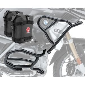 Set Engine Guard + bags XL5 compatible with BMW R 1200 GS 17-18 crash bar lower upper Motoguard