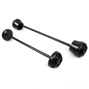 Fork axle crash pad compatible with Yamaha MT-07 / XSR 700 14-24 slider protector Motoguard VS1 black