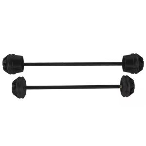 Forks axle crash pads Motoguard VS2 front and rear slider protectors compatible with Yamaha MT-07 15-21 black