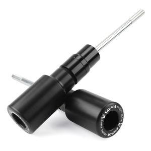 Frame sliders / crashpads compatible with Kawasaki Z 650 17-24 CP7 black