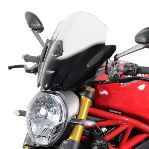 Racing Screen compatible with Ducati Monster 1200/ S Racing-Screen for Naked-Bikes RNB MRA clear