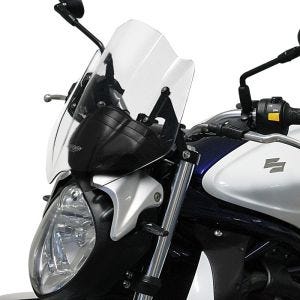Racing Screen compatible with Suzuki SFV 650 GLADIUS 09-15 Double Bubble "NR" with mounting material MRA clear