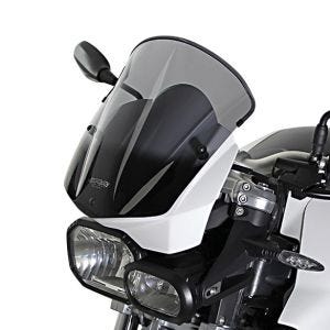 Racing Screen compatible with BMW F 800 R -14 Double Bubble "R" MRA light smoke