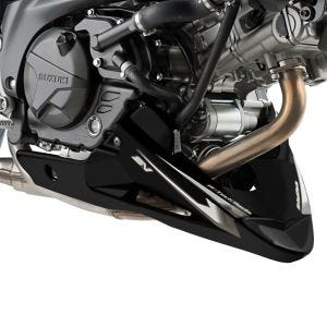 Belly pan compatible with Suzuki SV 650 X 18-24 black engine spoiler Puig