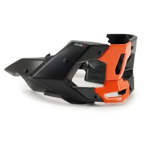 Belly pan compatible with KTM 890 Duke / R 20-23 black engine spoiler Puig