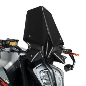 Windshield compatible with KTM 890 Duke / R 20-23 Black Puig NG Sport