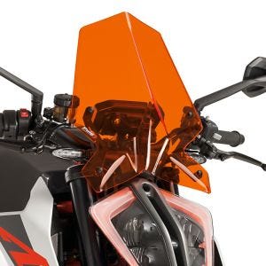 Windshield compatible with KTM 1290 Super Duke R 17-19 Orange Puig NG Touring