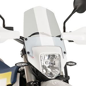 Windshield compatible with Husqvarna 701 Supermoto 15-24 Clear Puig NG Sport
