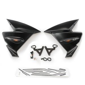 Radiator Covers compatible with Yamaha MT-09/SP 13-22 black matt Puig 9378J