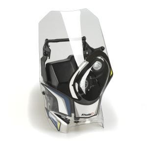 Semi Fairing with windshield and LED compatible with KTM 450 EXC 09-16 Semifaring Rally Puig 20548W clear