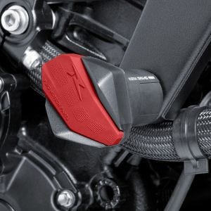 Frame sliders R12 compatible with Kawasaki Ninja 250 SL 15-16 Red Puig