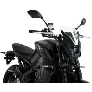 Windshield compatible with Yamaha MT-09 21-23 Clear Puig NG Sport