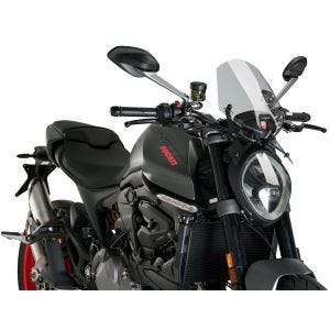 Windshield compatible with Ducati Monster 937 21-24 Smoke Puig NG Sport